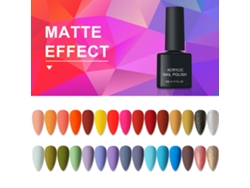Rebe-kit Esmalte Gel Com 43 Peças, Com Base, Top Coat Brilhante E Matte, 6 Cores Glitter E 3 Pinceis Para Diy E Salão