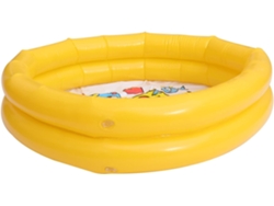 Piscina Inflable Bebés Niños Amarillo Animados, Verano