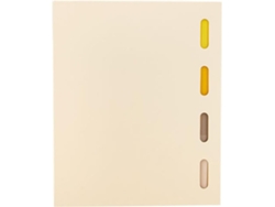 Juego de 1 cuaderno recargable con tapa extraíble y separadores para la escuela, organizador de cuadernos Gokoco