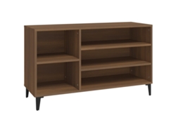 Maison Exclusive - Mueble Zapatero Madera Contrachapada Roble Marrón 102x36x60 Cm