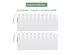 (20 Piezas) Almohadillas De Electrodos Con Gel Conductor, Adecuadas Para Su Uso En Masajeadores De Pulso Y Acupuntura.