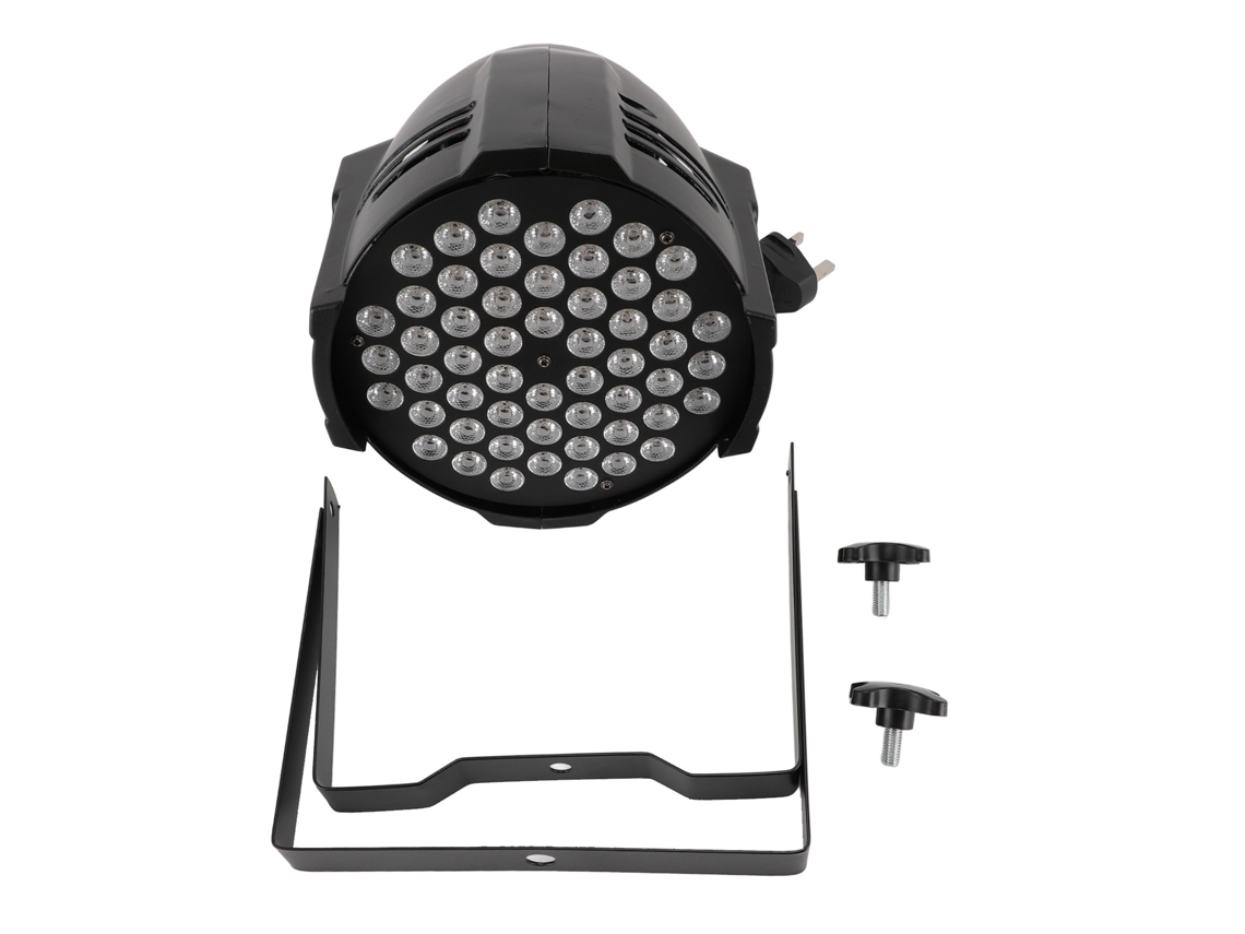Luz De Escenario Led 54x3w Dmx 512 Activada Por Sonido Luces Par Rgb Dj Con Enchufe Uk