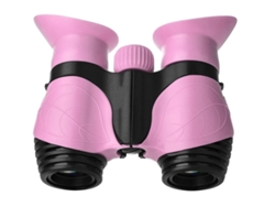 Binoculares para niños 8x21 de alta resolución, a prueba de golpes, mini binoculares plegables para observación de aves Bestvite (rosa)