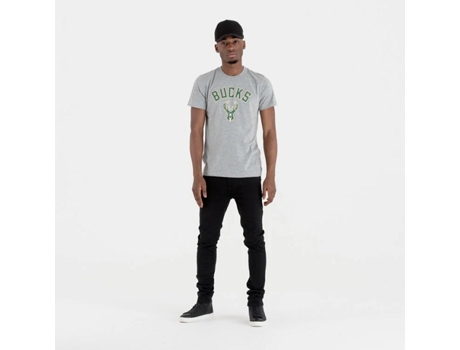 Camiseta NEW ERA Milwaukee Bucks Verde (L)