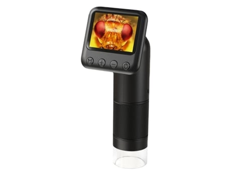 Microscopio digital profesional 100x Aumento portátil HD Lupa Cámara de video Negro