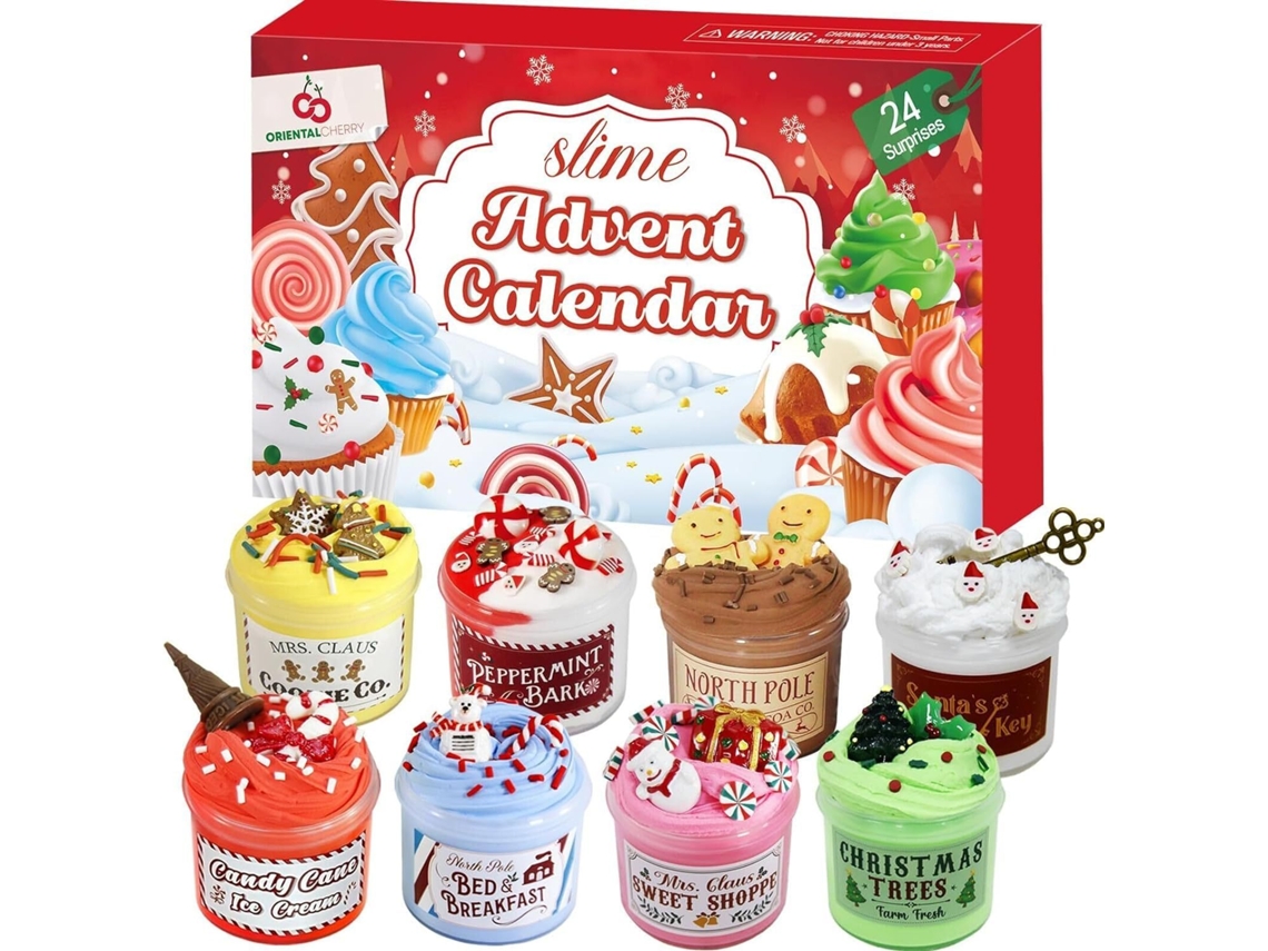 VVJIJILLY Calendário De Advento Natalino Com 24 Surpresas