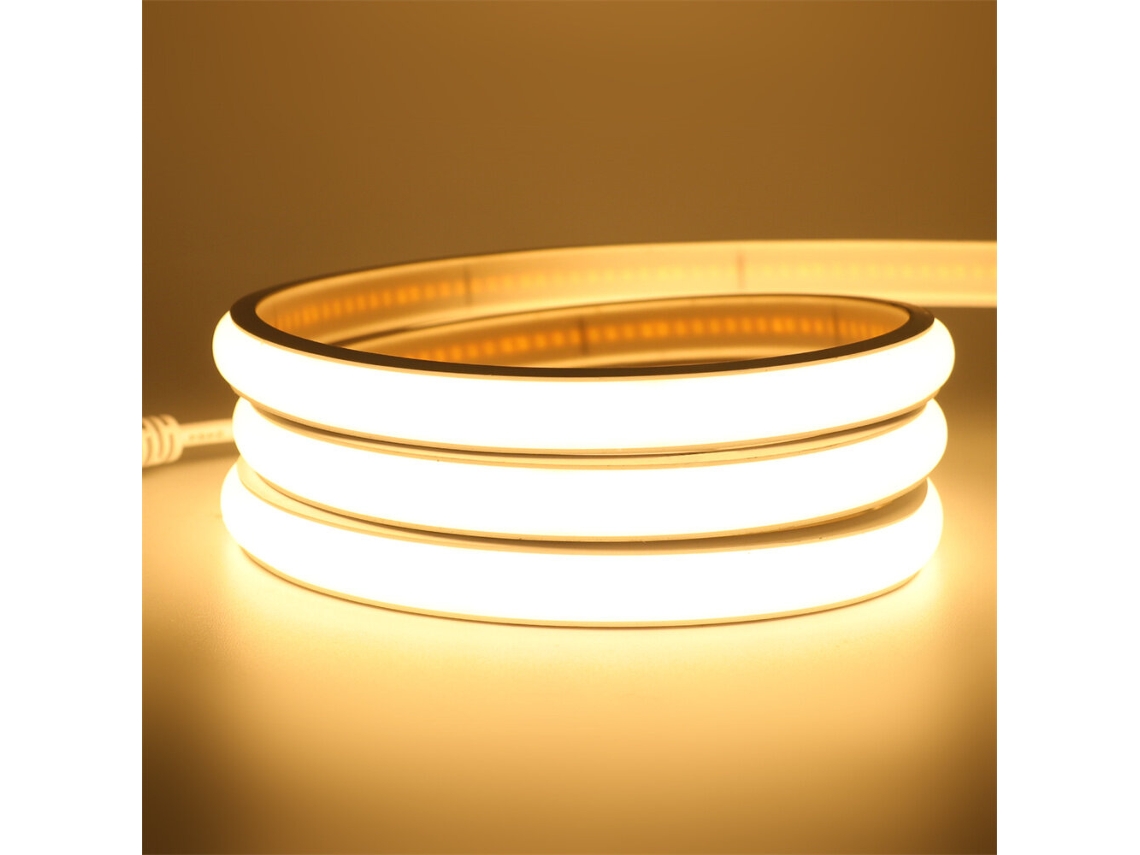 Tira LED COB Elfeland 4000k - 5m 1m/2m/5m IP65 Impermeable Flexible 288 LED/m Blanco cálido 3000k/Blanco natural 4000k Alto brillo para uso en interiores