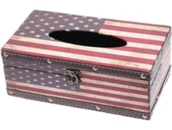 Decoración De Oficina Soporte Rectangular Para Caja Pañuelos Empalme Madera Redondo Y Liso No Lastimará Su