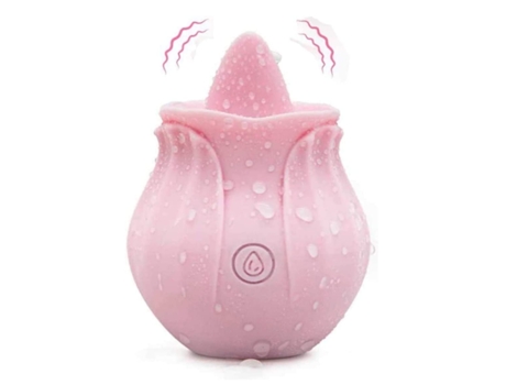 Vibrador del clítoris femenino lengua punto vaginal estimulación juguete sexual rápido al orgasmo rosa BISBISOUS