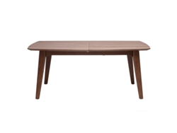 Mesa de comedor diseño extensible nogal L180-230 FIFTIES MILIBOO