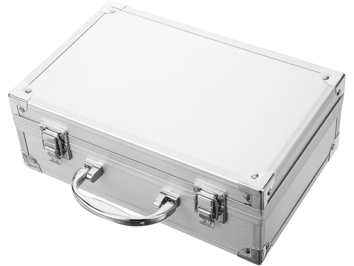 Caja de herramientas portátil, estuche rígido para transportar herramientas con asa para almacenamiento Gokoco