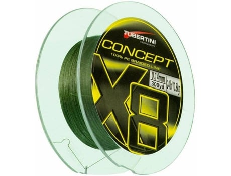 Línea de Pesca trenzadas TUBERTINI Braided Concept X8 (0.350 mm - 0,10 mm)