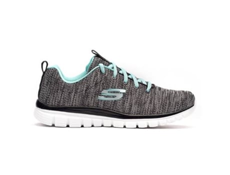 Zapatos de Mujer SKECHERS Gracefultwisted Fortune Textil Marrón (38)