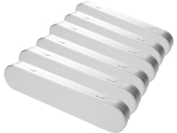 Estuche Para Lápices Plateado De 6 Piezas Nuobesty, Organizador Multiusos Para Útiles Escolares.