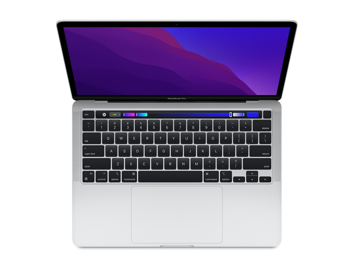 MacBook Pro Touch Bar 13" Apple Plata (Reacondicionado Señales de Uso - Apple M1 - RAM: 16 Gb - 512 Gb SSD Teclado ES)