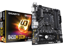Placa Base GIGABYTE B450M DS3H (Socket AM4 - AMD B450 - Micro ATX)