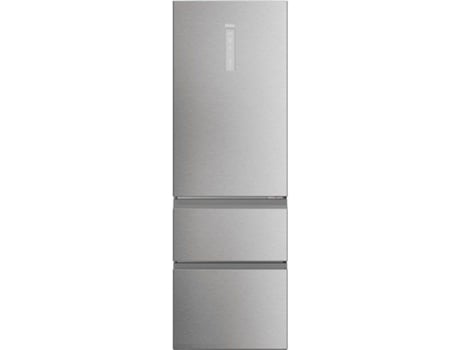 Frigorífico Combi HAIER HTW5618CNMG (No Frost - 185 cm - 360 - Inox)