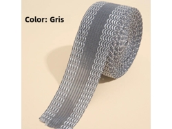 (gris - 5m) Cinta Autoadhesiva Para Dobladillo De Pantalón - Cinta Para Planchar Dobladillos De Pantalones - Tejidos Para Coser