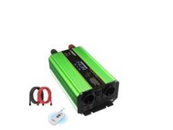 Inversor de onda sinusoidal pura, con control remoto, 4000 W de potencia máxima UE-A, DC12V-B