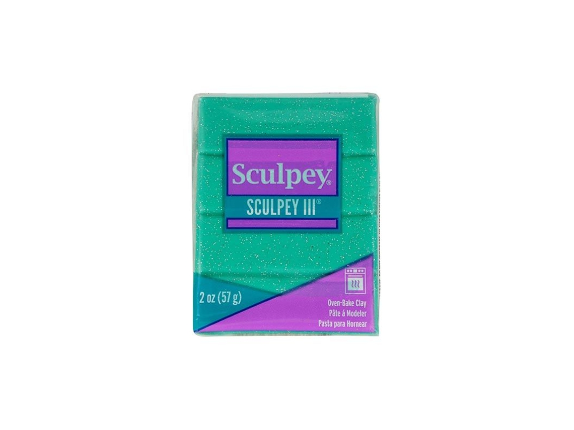 Arcilla polimérica Sculpey 57 g - brillo turquesa