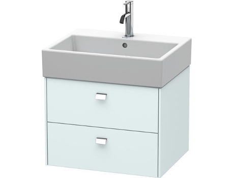 Mueble bajo encimera DURAVIT Brioso 58,4 x 45,9 cm 2 cajones con sifón y delantal para lavabo Vero Air 235060