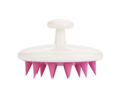 Pincel De Silicona Antideslizante Para Masajear El Cuero Cabelludo Cepillo De Lavar Cabello Cepillos Para Mascotas (rosa)