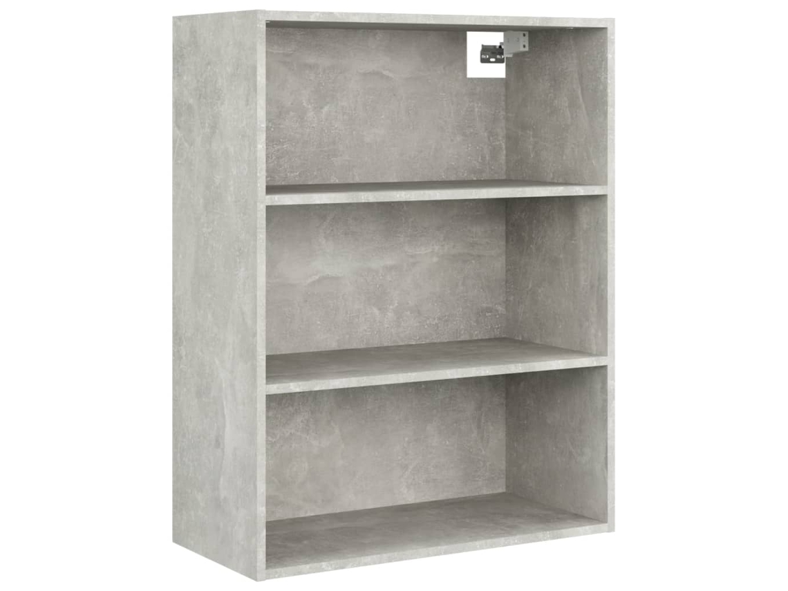 Armario de pared, gris cemento, MAISON EXCLUSIVE, 69,5x32,5x90 cm