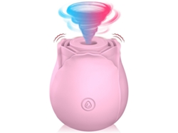 Vibrador De Masaje De Succin De Rosa Multifrecuencia Para Mujer (rosa)
