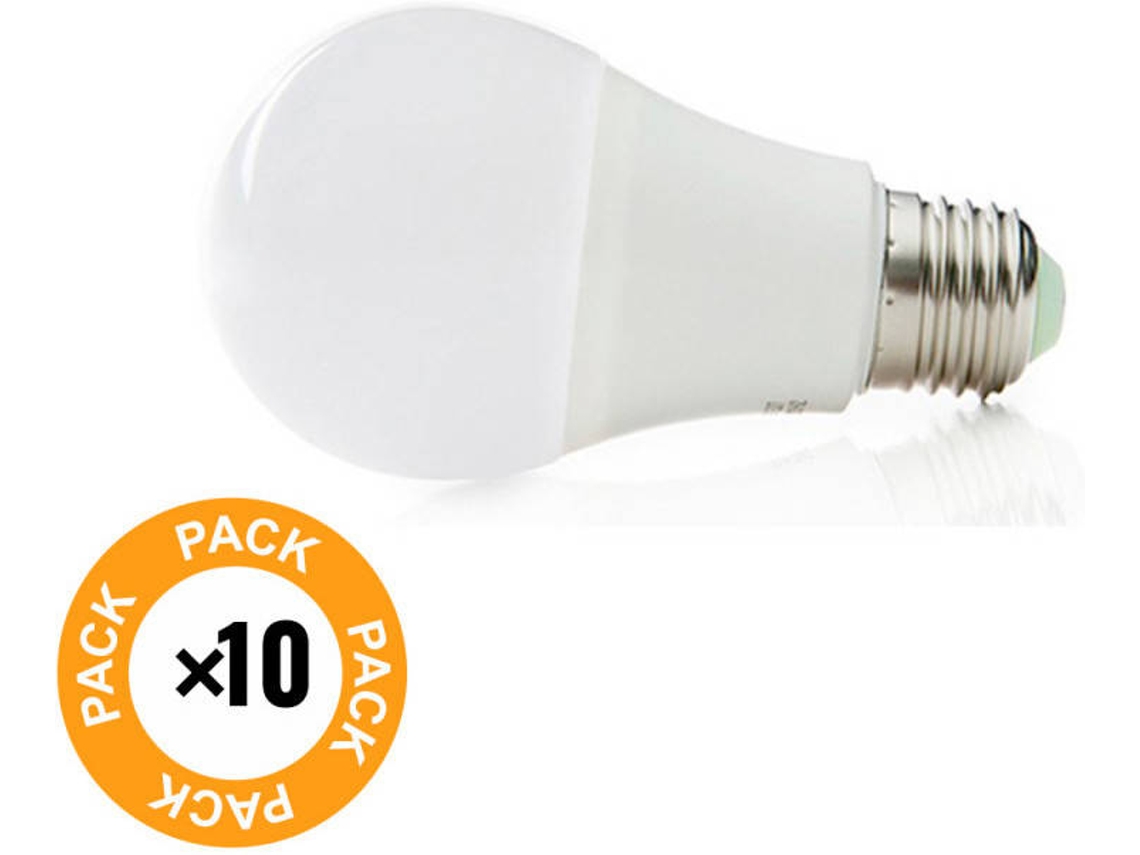 Bombilla LED GREENICE GR-ED-B3-E27-9W-W-PK10-AP (Casquillo: E27)