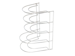 Soporte Vertical 5 Niveles Para Sartenes. Tapaderas. Acero Cromado ORYX