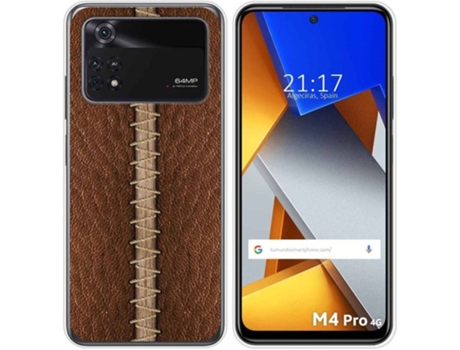 Carcasa para Xiaomi Poco M4 Pro 4G TUMUNDOSMARTPHONE Dibujos Cuero 01 Multicolor