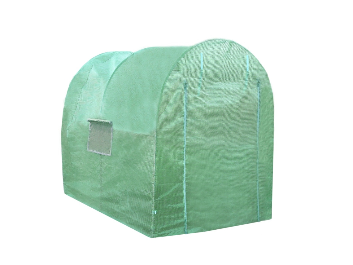 Invernadero de túnel galvanizado Monstershop Meta de 19 mm y 4 x 2 m para exteriores