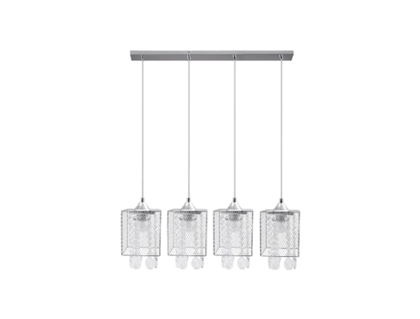 Lámpara De Suspensión Gracja En Metal Cromo 73X13X125 Cm EPIKASA