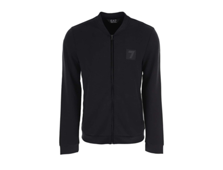 Chaqueta EA7 Poliéster Hombre (M - Negro)