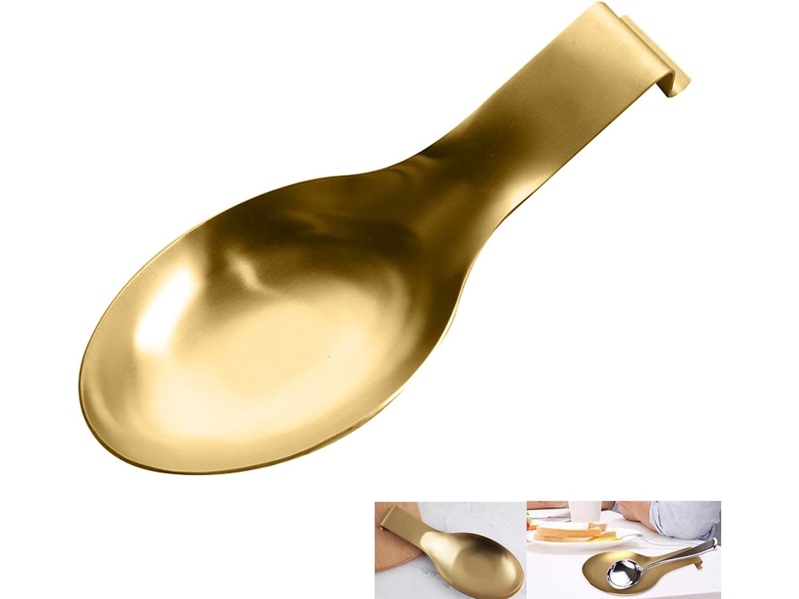 Portacucharas de acero inoxidable (25 cm x 9,5 cm x 2 mm), soporte para utensilios de cocina, soporte para cubiertos de acero cepillado, lavable a máquina (1 unidad)
