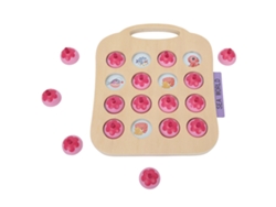 -juego De Memoria De Madera Para Niños, Rompecabezas Interactivo Educativo Entre Padres E Hijos, Ajedrez De Memoria (rosa)
