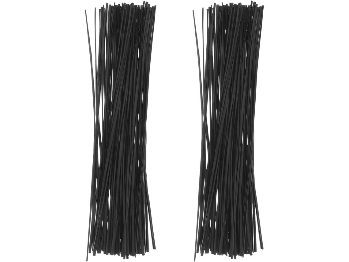 Clips De Pvc Negro Para Cables De Plantas, 1000 Unidades, Reutilizables Y Fáciles De Doblar.