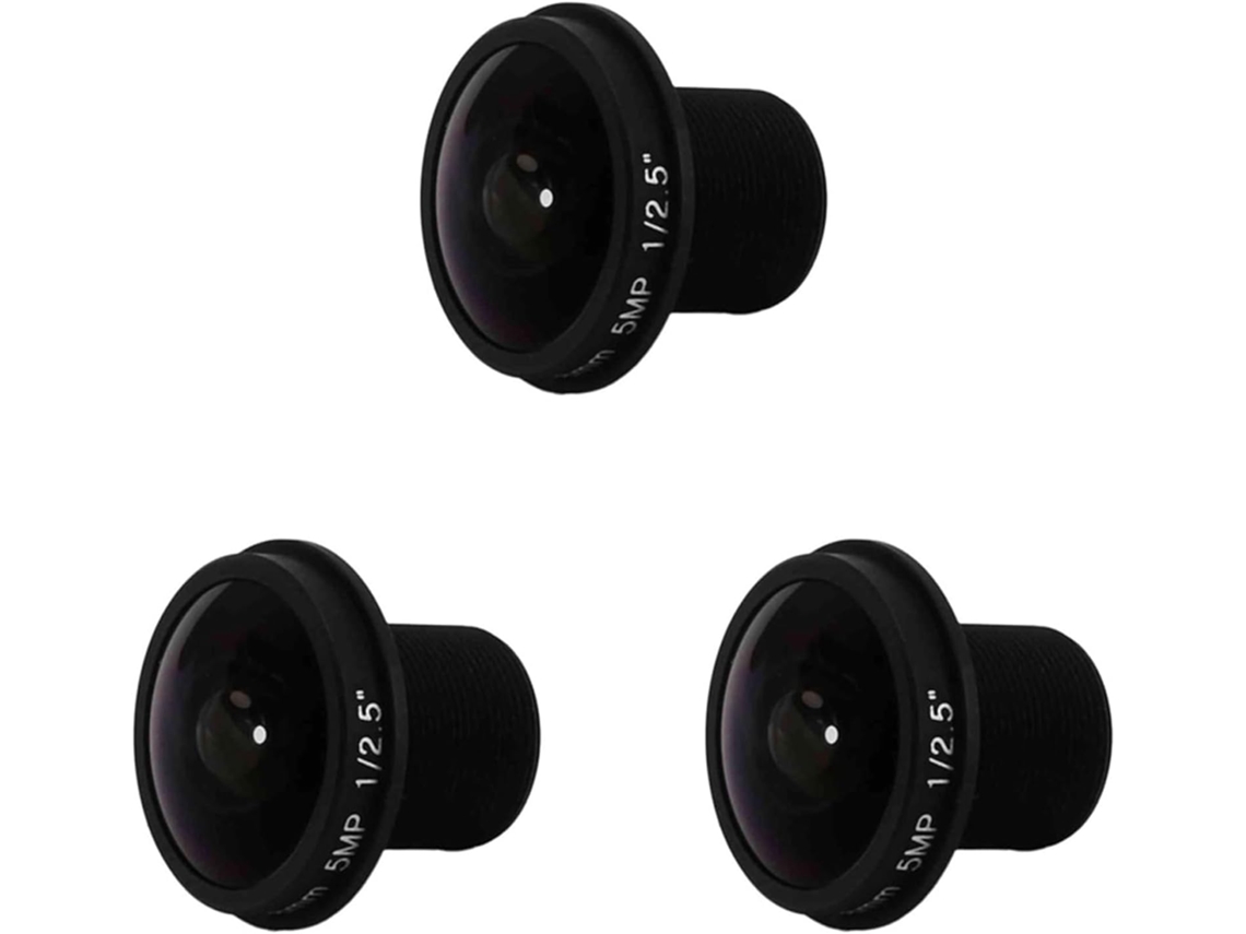 Lente Ojo De Pez Hd 3x Para Cctv De 5 Mp, 1,8 Mm X 0,5, 1/2,5, F2,0, 180 Grados.