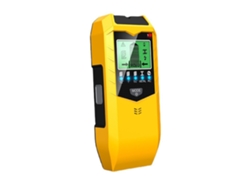 Detetor De Metais De Parede Digital Com Luz De Fundo Lcd Portátil Multifuncional Localizador De Pinos De Madeira Scanner De Parede Amarelo