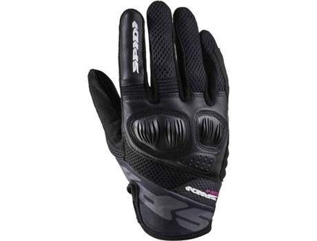 Guantes Unisex SPIDI Flash-r Evo Negro para Motociclismo (XS)