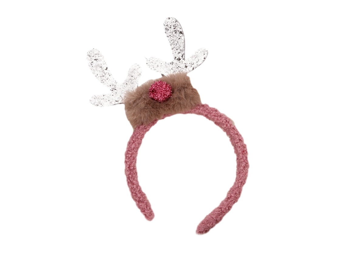 Tiara navideña, con astas de reno, decoración para fiestas navideñas. NEVEANCE