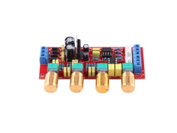 Preamplificador Hifi Ne5532 Tarjeta De Audio Con Control De Tono Y Volumen Amplificador Op-amp 12v Ac (placa Montada)