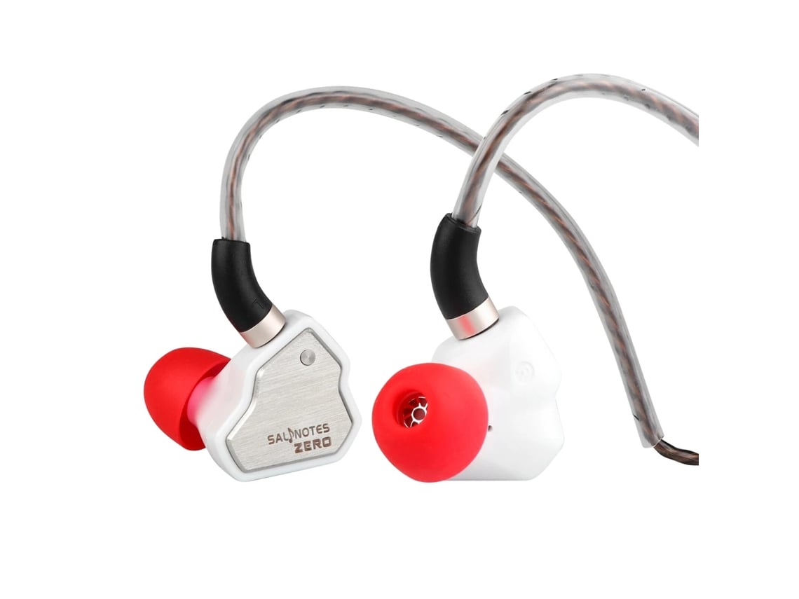 (3,5 Mm Sin Micrófono Blanco) Auriculares Inalámbricos, 7 Hz, Controlador Dinámico De 10 Mm, Metal.