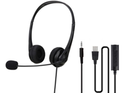 Auriculares Con Micrófono Y Control De Volumen, Para Conferencias Y Clases.