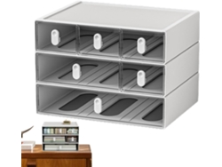Cajones De Escritorio Apilables, Organizador De Un Solo Cajón