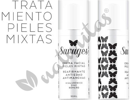 Crema Facial SAVAGES Pieles Mixtas Antienvejecimiento (50 ml)