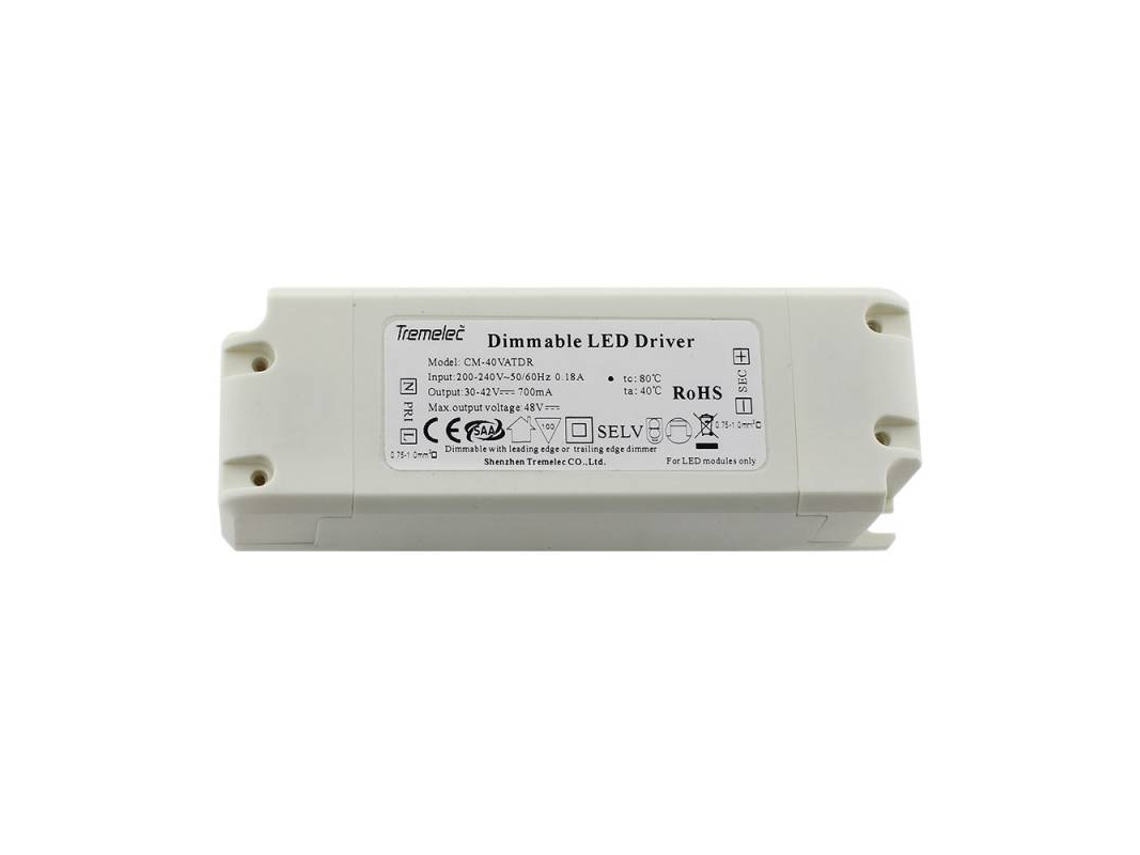 Driver Serk Dc30-42/30W/700Ma Triac Regulable LEDBOX