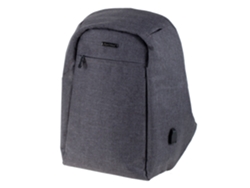 Mochila LIGHTPAK Safepak con Puerto de Carga Usb Gris