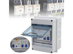 Caja De Fusibles Para Cuadro Eléctrico De Garaje De Caravana De 2 Vías, 2 Mcb 40a 30ma