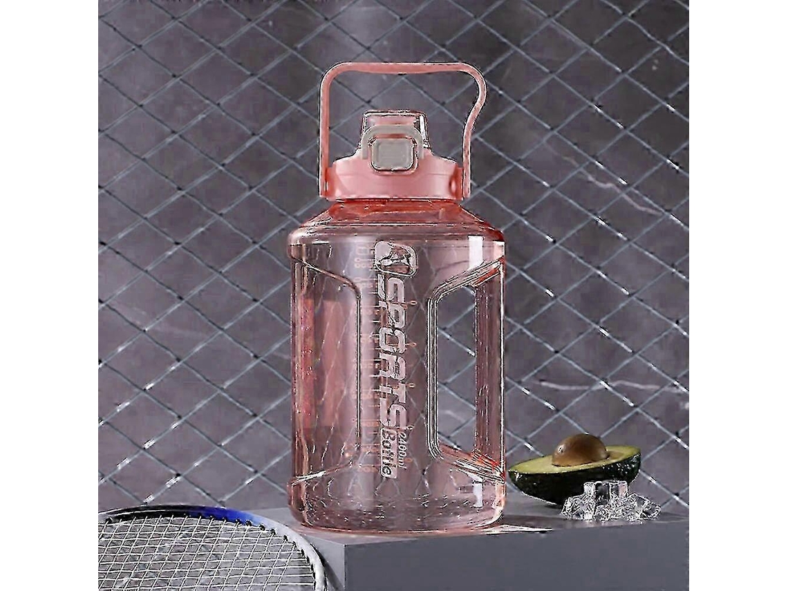 Botella De Agua Deportiva Portátil De Gran Capacidad De 2l, Ideal Para Deportes, Condicionamiento Físico, Viajes, Academia, Agua Potable. Rosewell